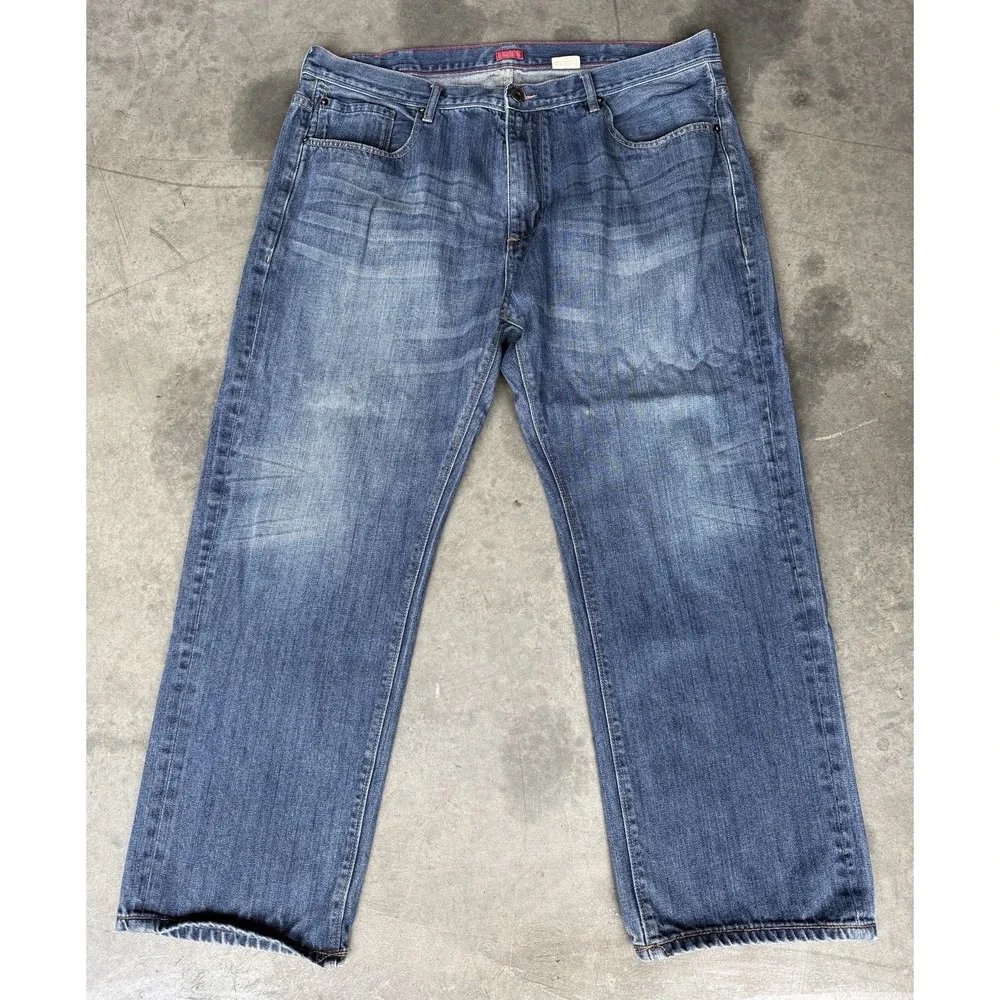 Mens‎ 42/30 Sean John Hamilton Relaxed Tapered Designer Jeans Size 42 X 30